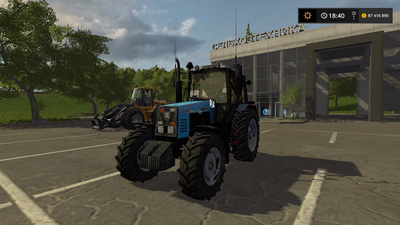 Мод Трактора MTZ 1221 для Farming Simulator 2017